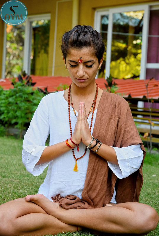 Woman in prayer